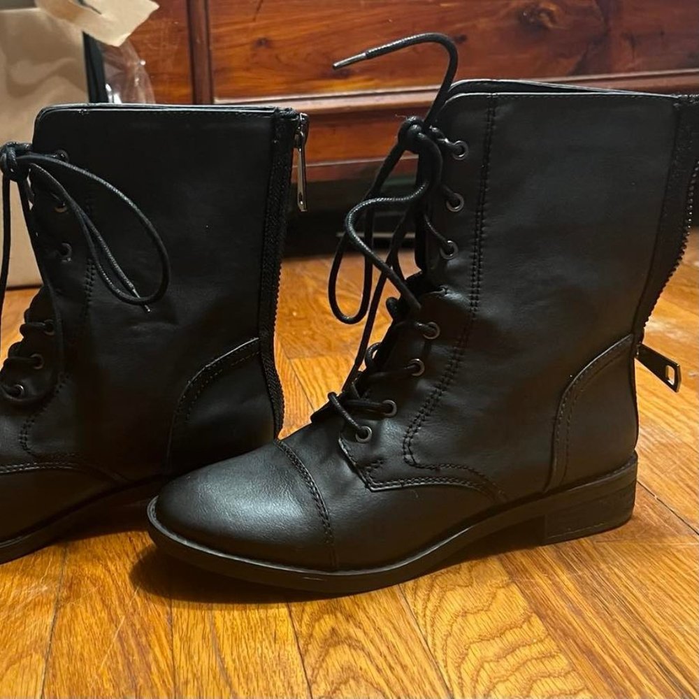 NEW Black Combat Boots